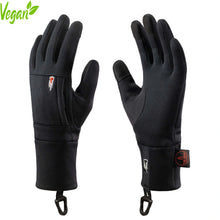 Vegan Polartec Liner by The Heat Company shown on two hands on a white background.