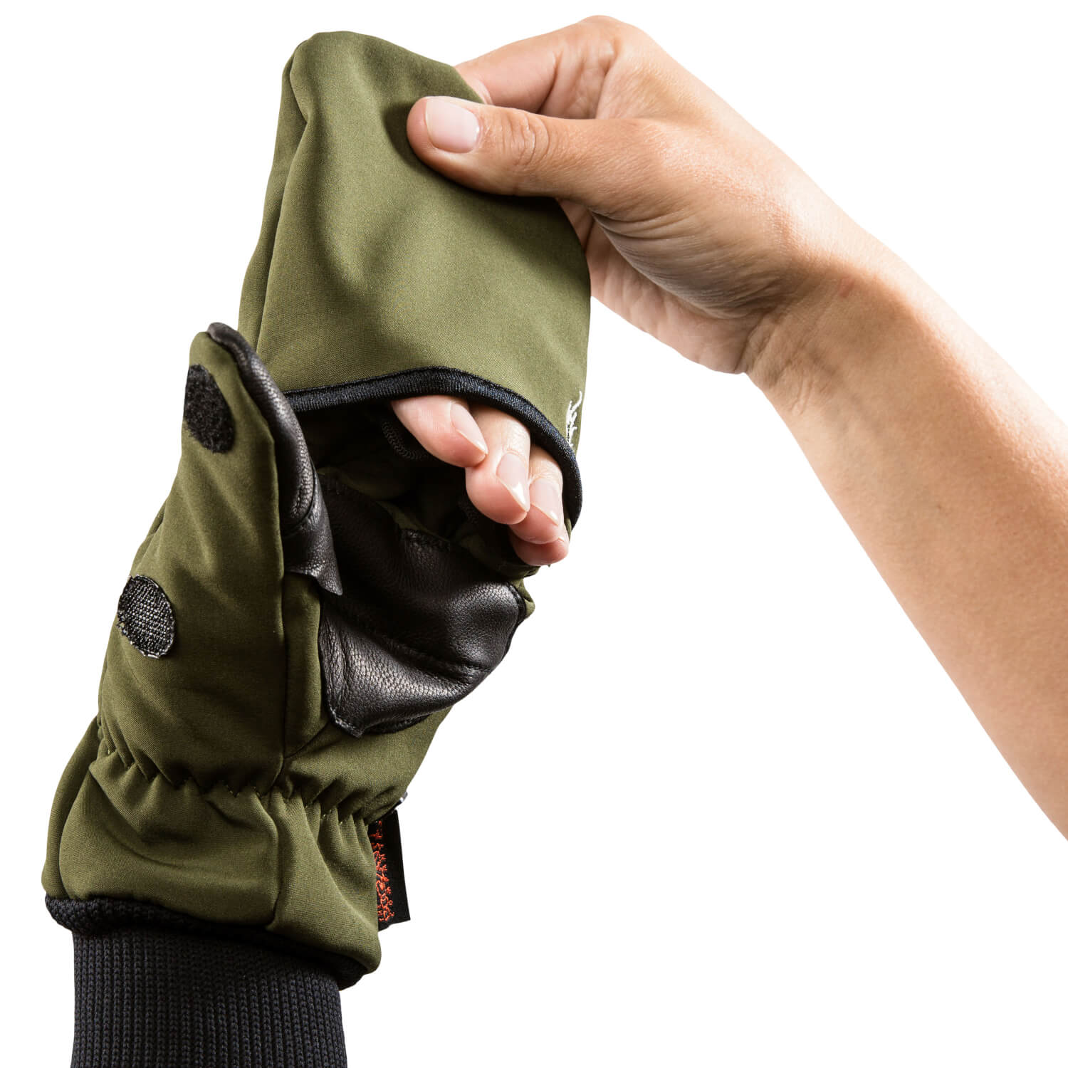 heat 2 handschuhe HEAT 2 Fleece | warm fingerless gloves | THE HEAT COMPANY | 1 pair of handwarmers included | Black | size: 10 | fleece/real leather